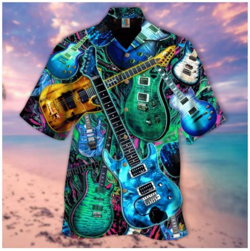 I Want Is Guitar Hawaiian Shirt