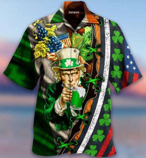 I Want You To Drink Beer Saint PatrickÃ­s Day Hawaiian Shirt