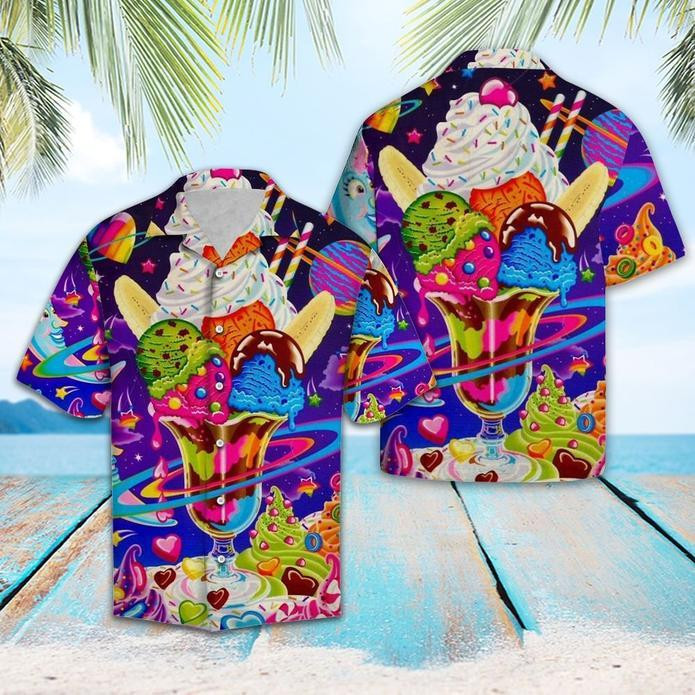 Ice Cream Planet Hawaiian Shirt