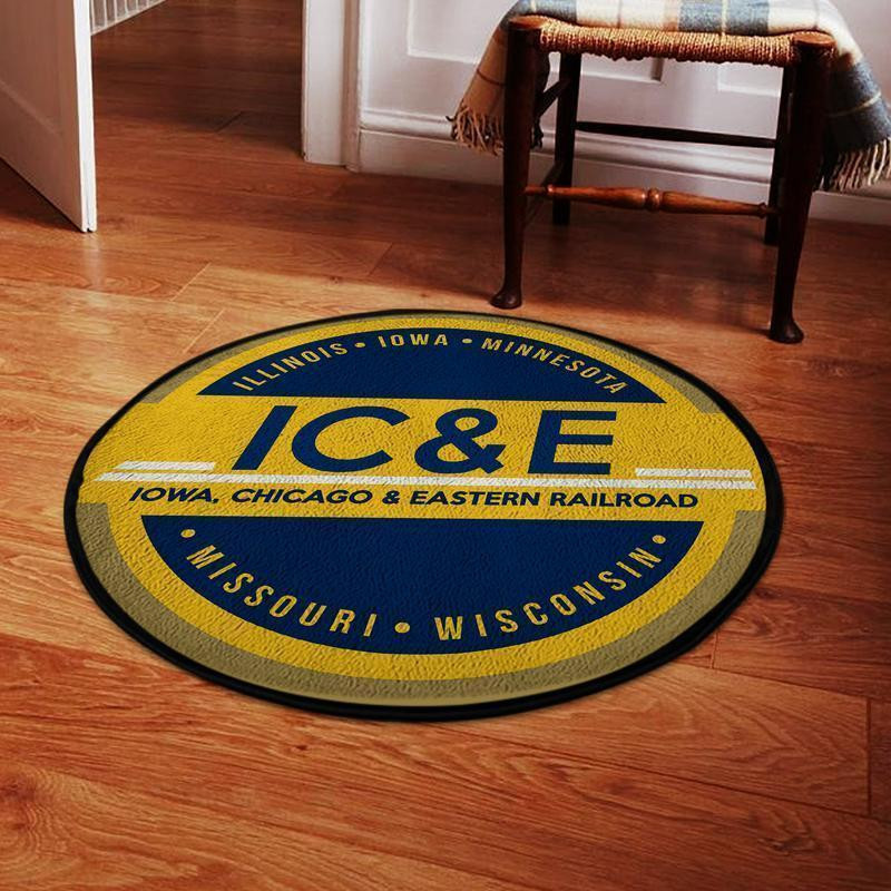 Ice Round Rug Carpet Bedroom Livingroom Home Decor