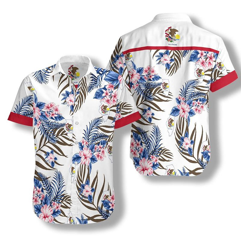 Illinois Proud Hawaiian Shirt