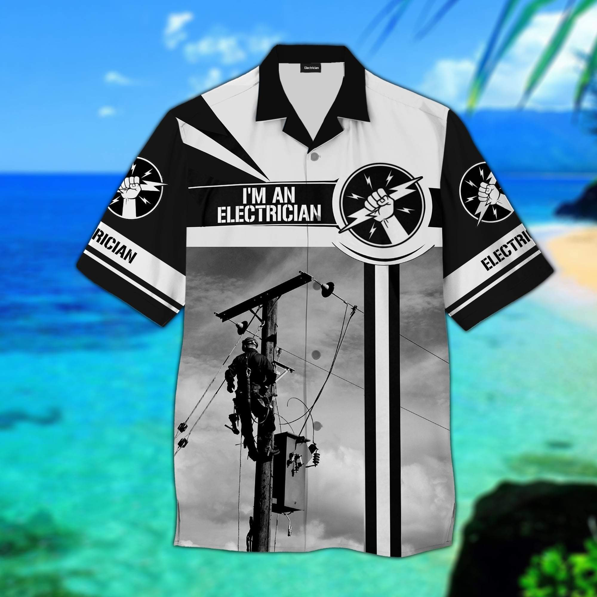 I'm An Electrician Hawaiian Shirt