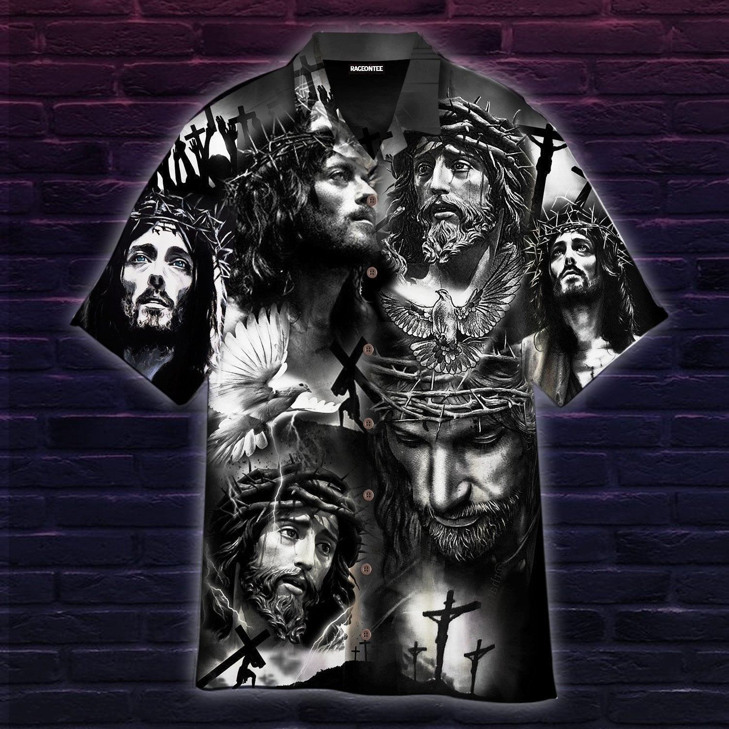In The Darkest Hour And Found Jesus Hawaiian Shirt