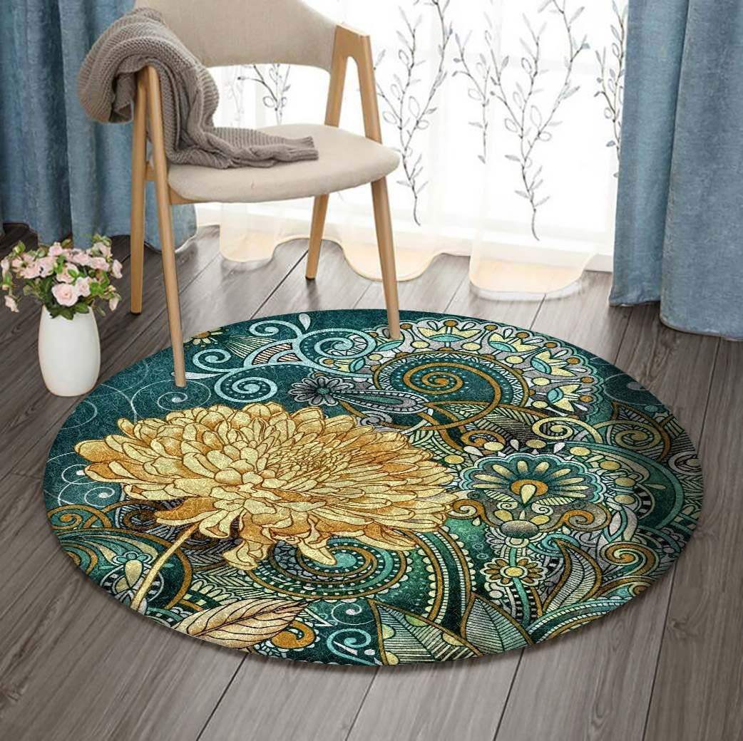 Inspired Round Rug Carpet Bedroom Livingroom Home Decor