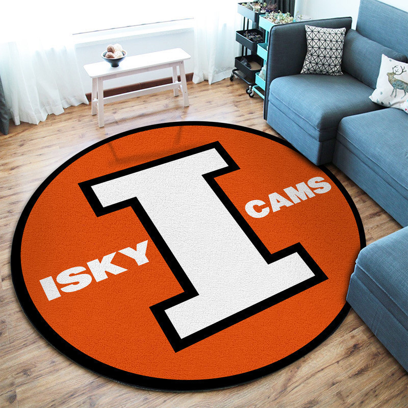 Isky Racing Cams Round Rug Carpet Bedroom Livingroom Home Decor - Image 3