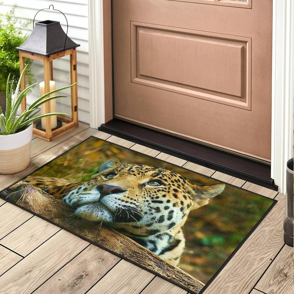 Jaguar Big Cute Wild Cat Rubber Doormats - Image 3