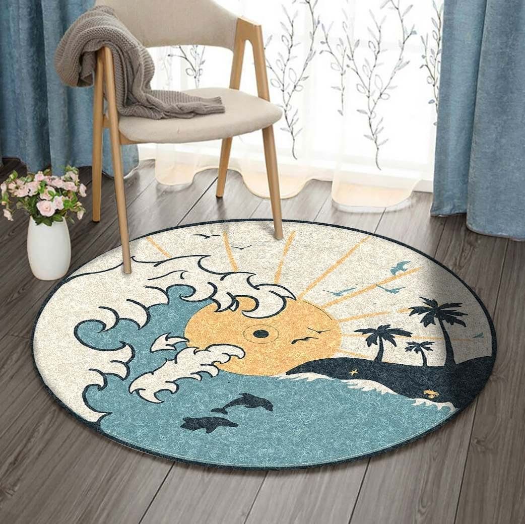 Japan Round Rug Carpet Bedroom Livingroom Home Decor