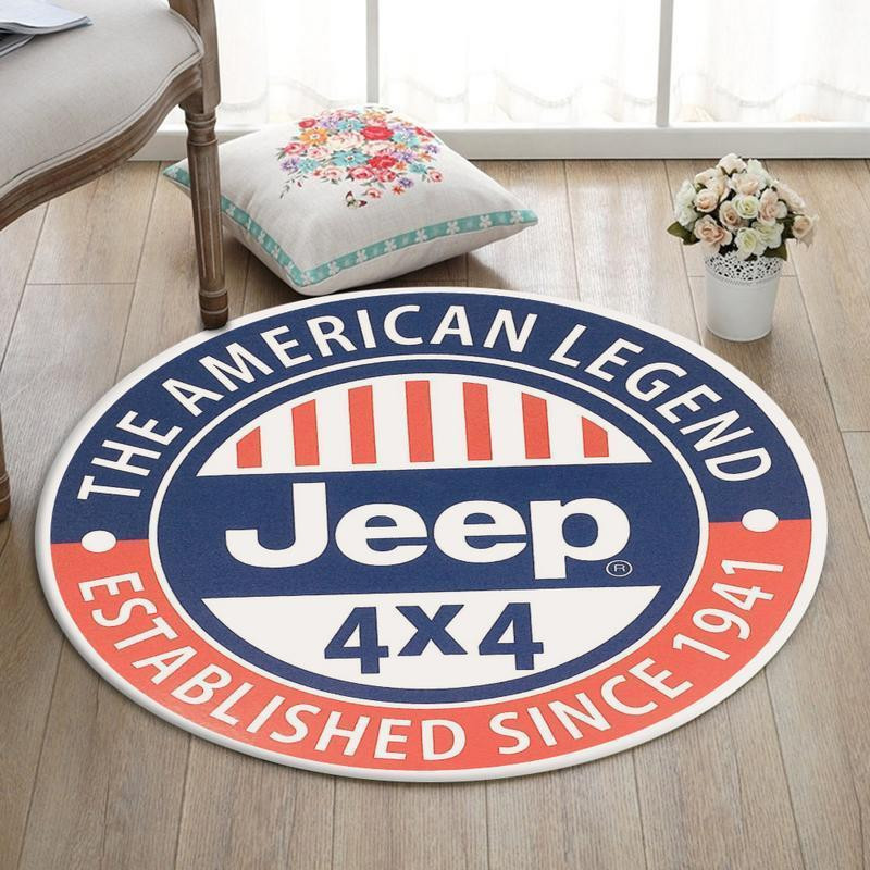 Jeep Round Rug Carpet Bedroom Livingroom Home Decor