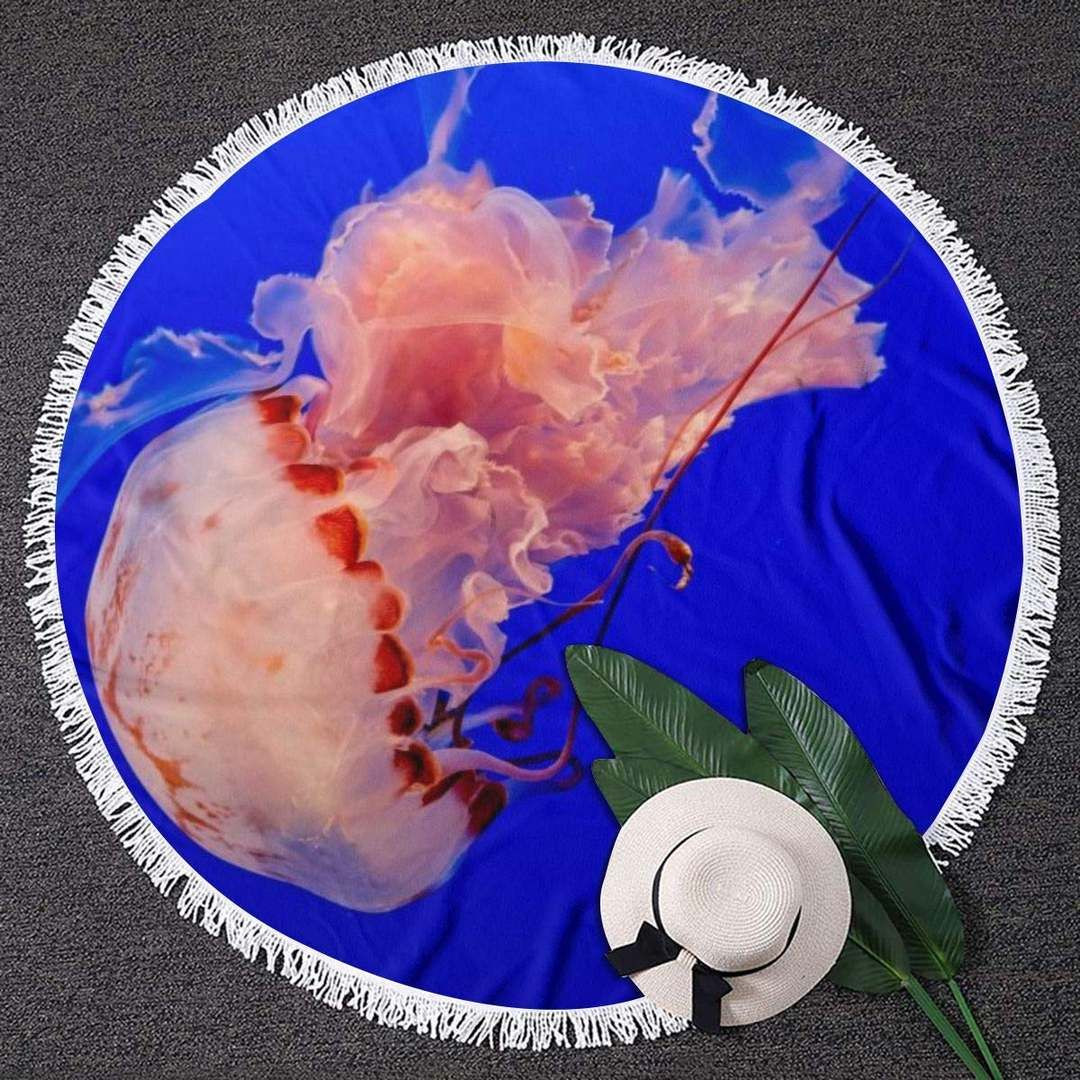 Jellyfish Round Rug Carpet Bedroom Livingroom Home Decor