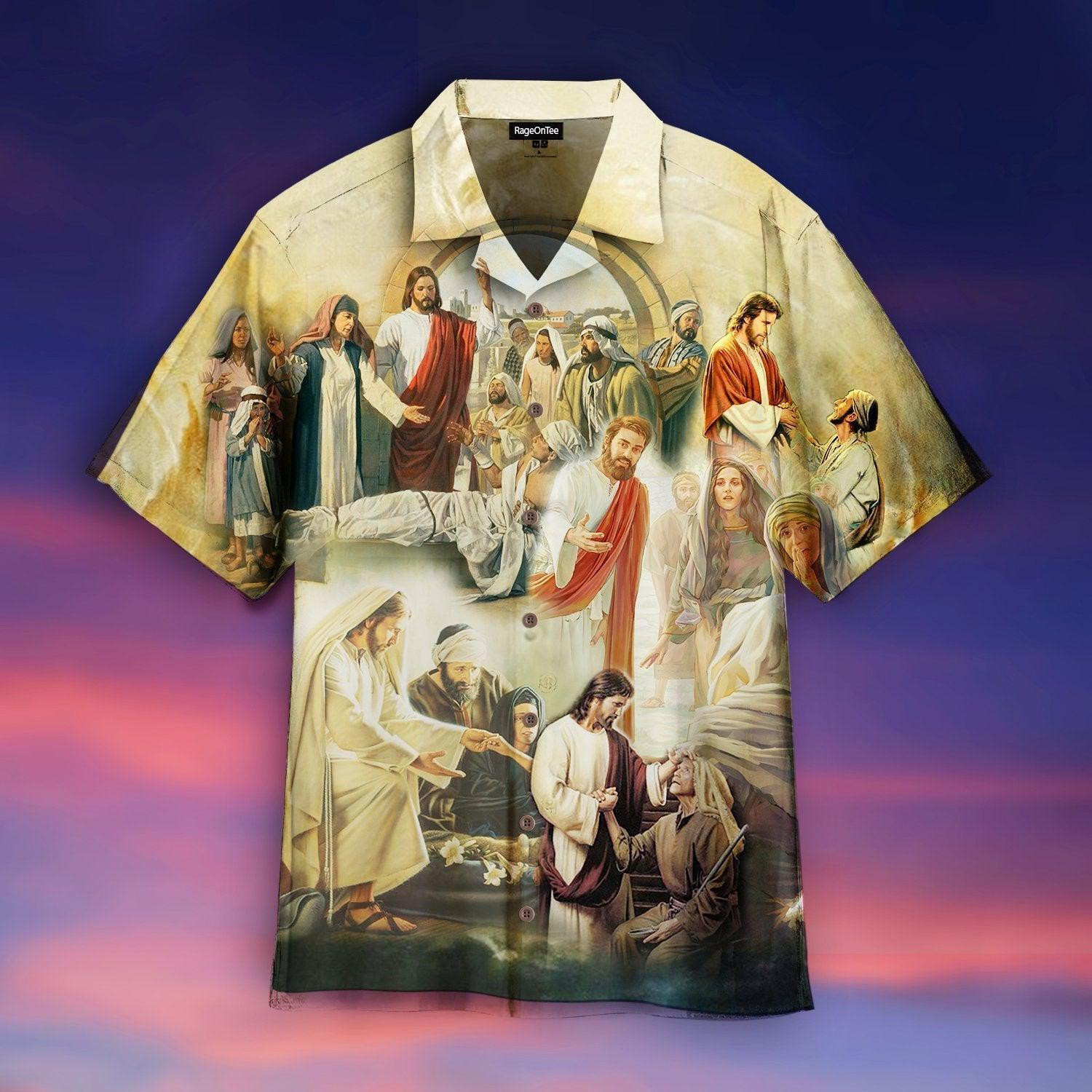 Jesus Saved My Life Hawaiian Shirt