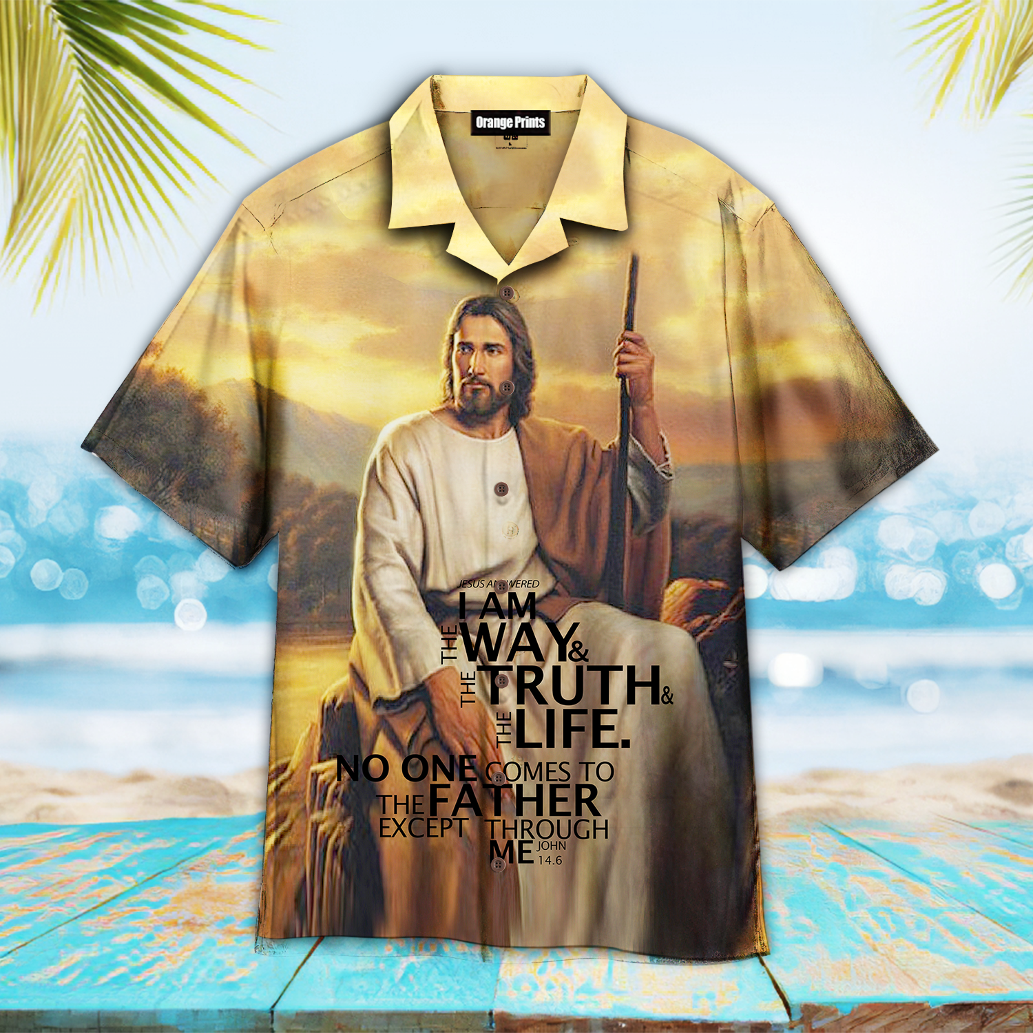 Jesus Way Truth Life Hawaiian Shirt