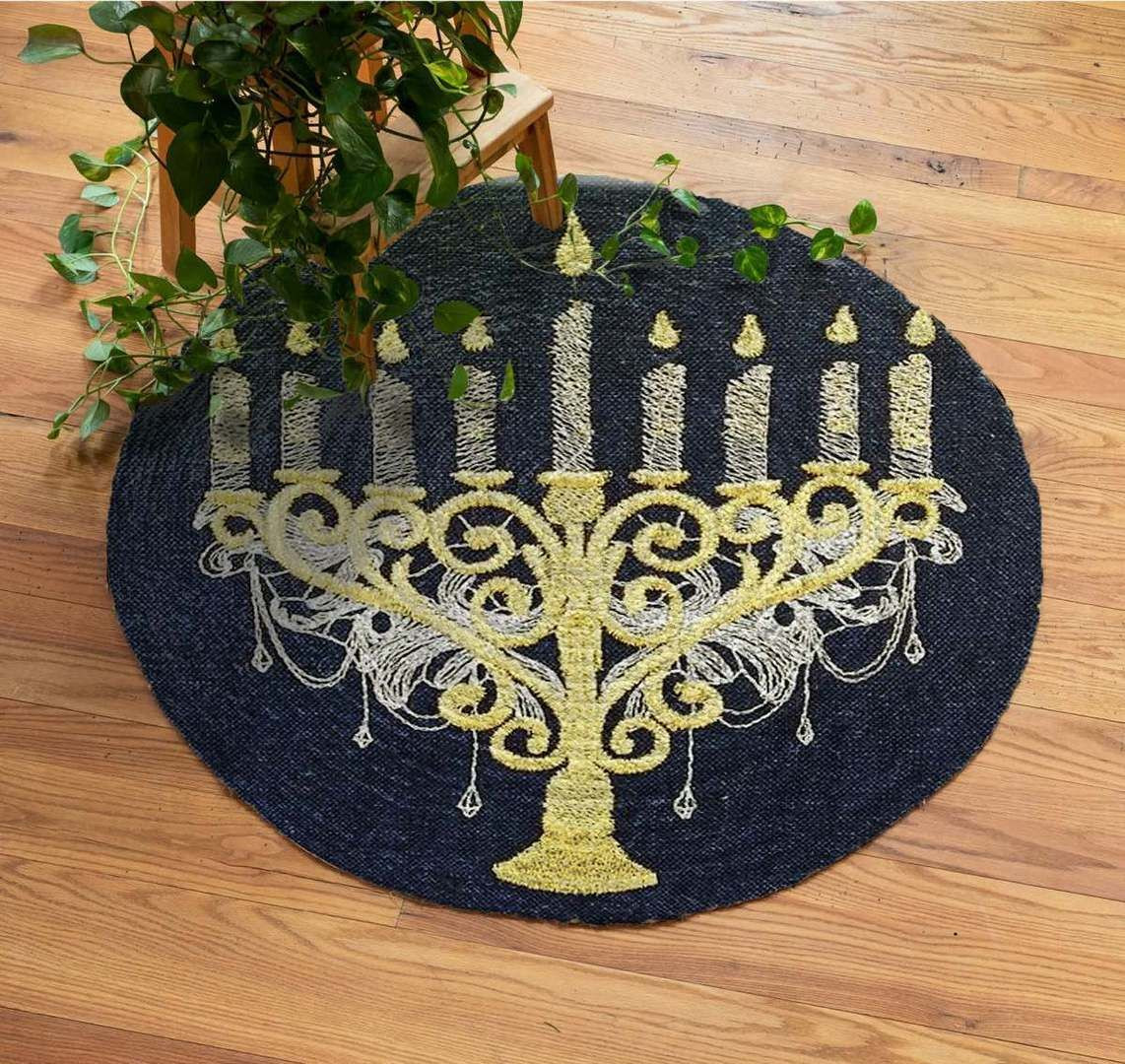 Jewish Round Rug Carpet Bedroom Livingroom Home Decor