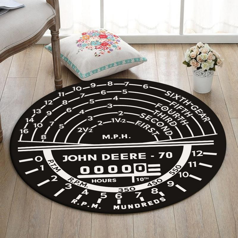 Johndeere Round Rug Carpet Bedroom Livingroom Home Decor
