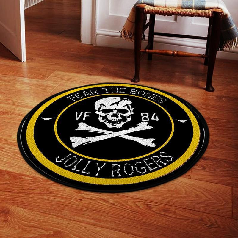 Jolly Rogers Fear The Bornes Round Rug Carpet Bedroom Livingroom Home Decor