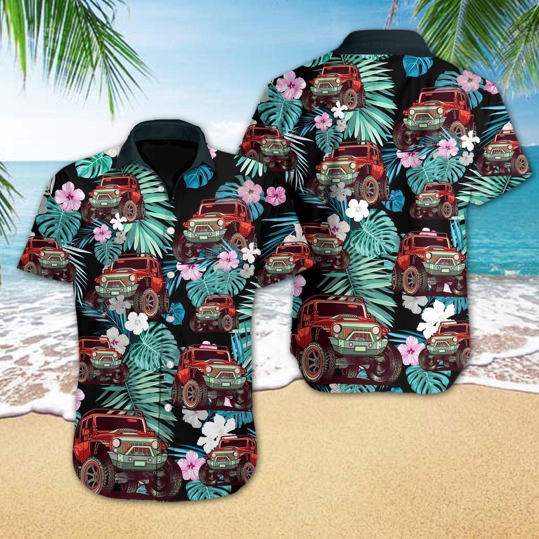 JP Flower Hawaiian Shirt