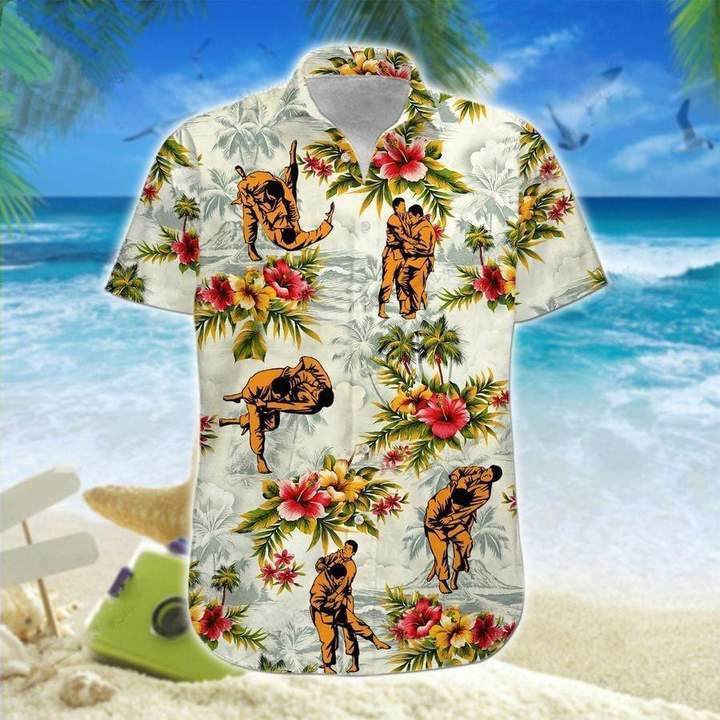 Judo Flowers Hawaiian Shirt