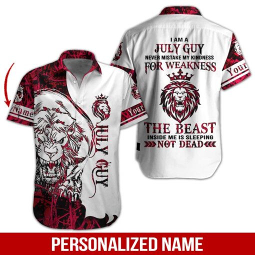 July Guy Personalized Hawaiian Shirt