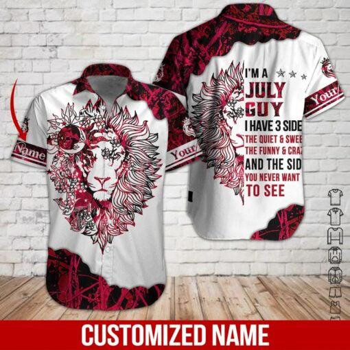 July Guy Personalized Hawaiian Shirt