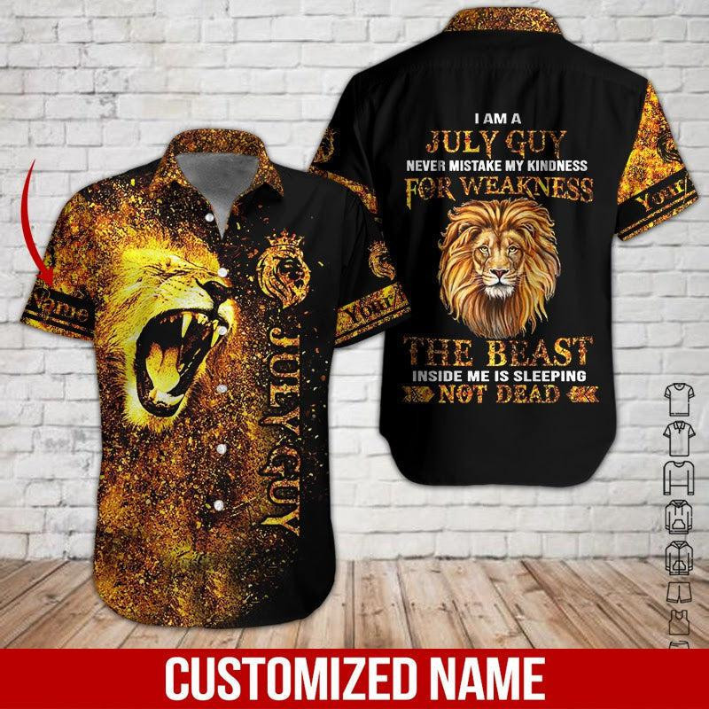 July Guy Personalized Hawaiian Shirt