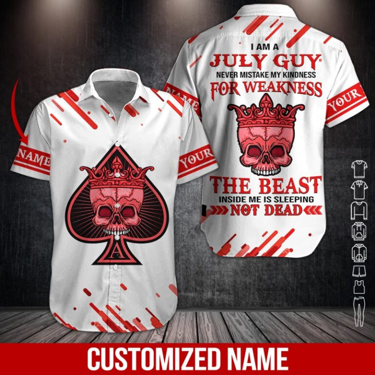 July Guy Personalized Hawaiian Shirt