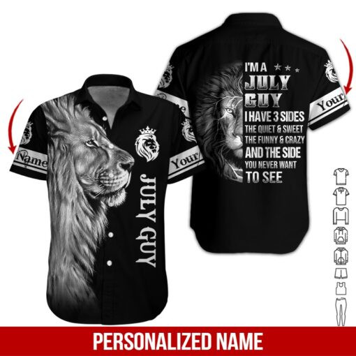 July Guy Personalized Hawaiian Shirt