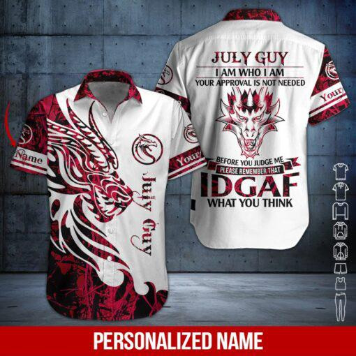 July Guy Personalized Hawaiian Shirt