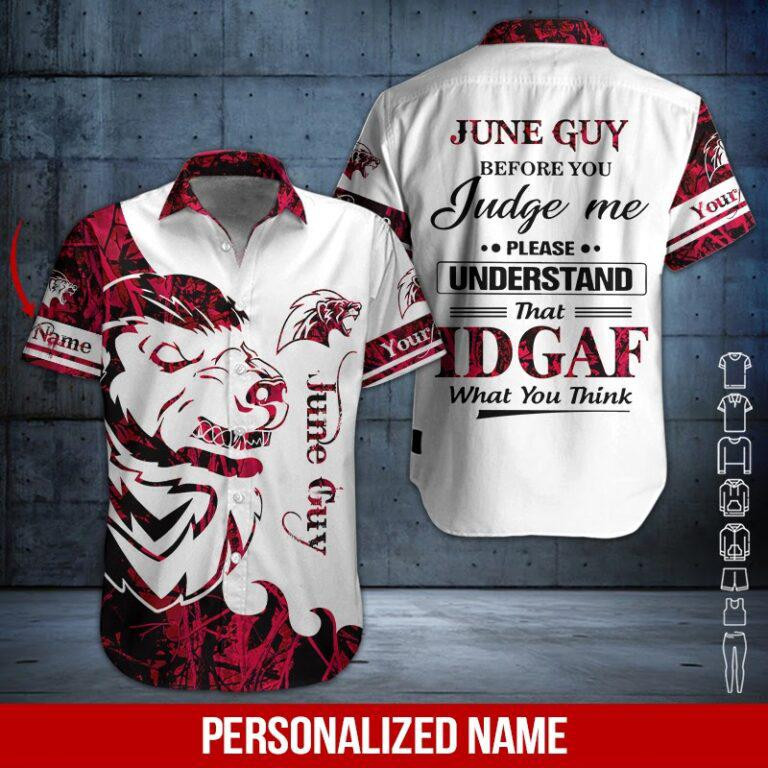 June Guy Personalized Hawaiian Shirt