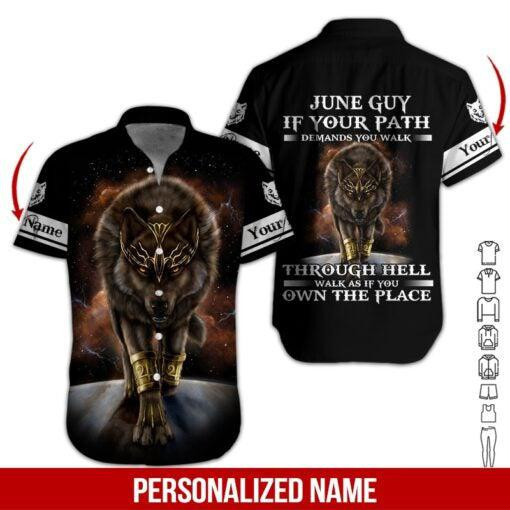 June Guy Personalized Hawaiian Shirt