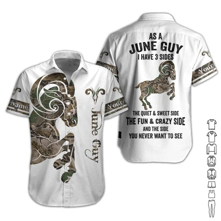 June Guy Personalized Hawaiian Shirt
