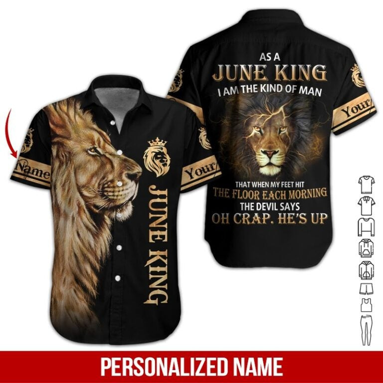June Guy Personalized Hawaiian Shirt