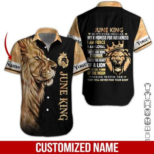 June King Personalized Hawaiian Shirt