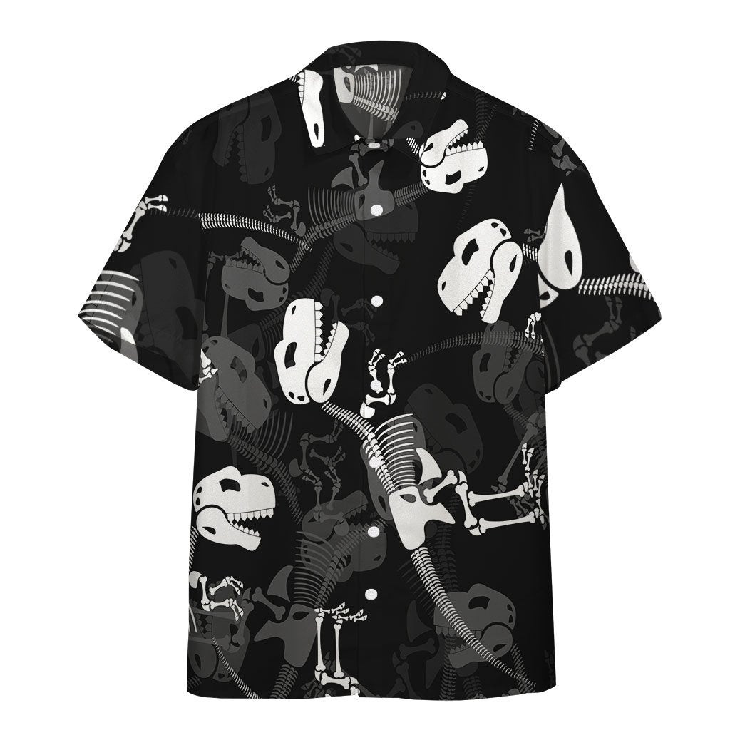 Jurassic Dinosaur Bones Hawaiian Shirt