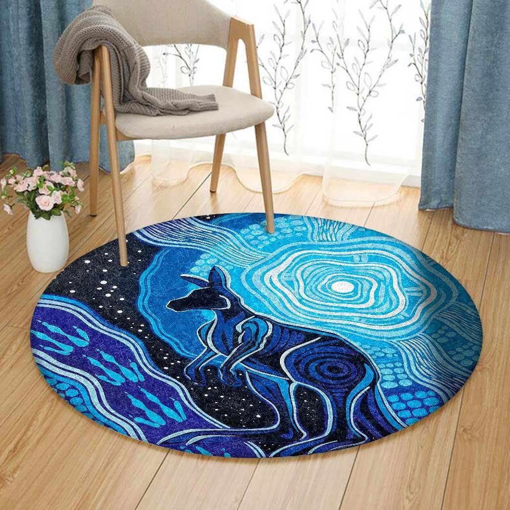 Kangaroo Round Rug Carpet Bedroom Livingroom Home Decor
