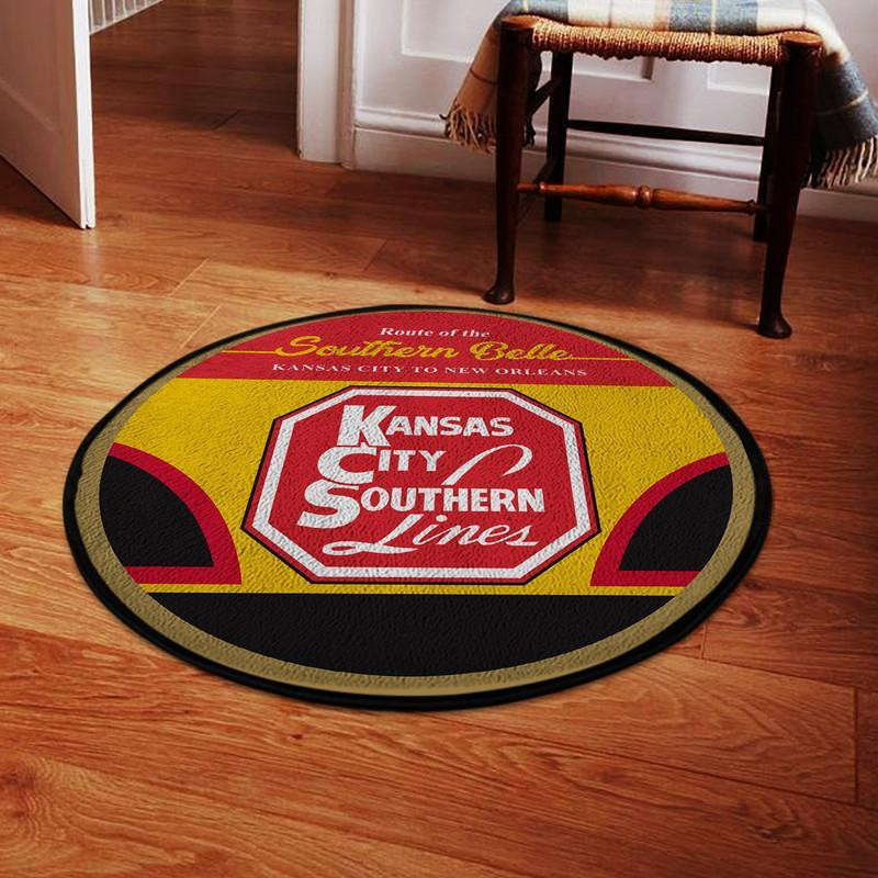 Kansas Living Room Round Rug Carpet Bedroom Livingroom Home Decor