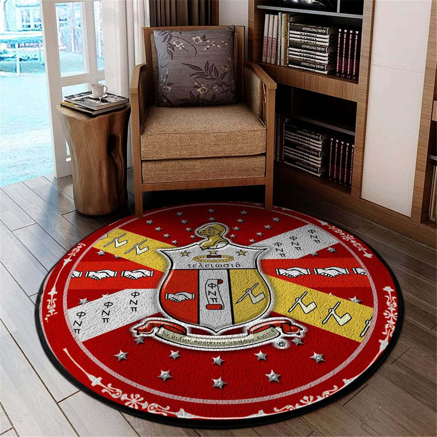Kappa Alpha Psi Round Rug Carpet Bedroom Livingroom Home Decor