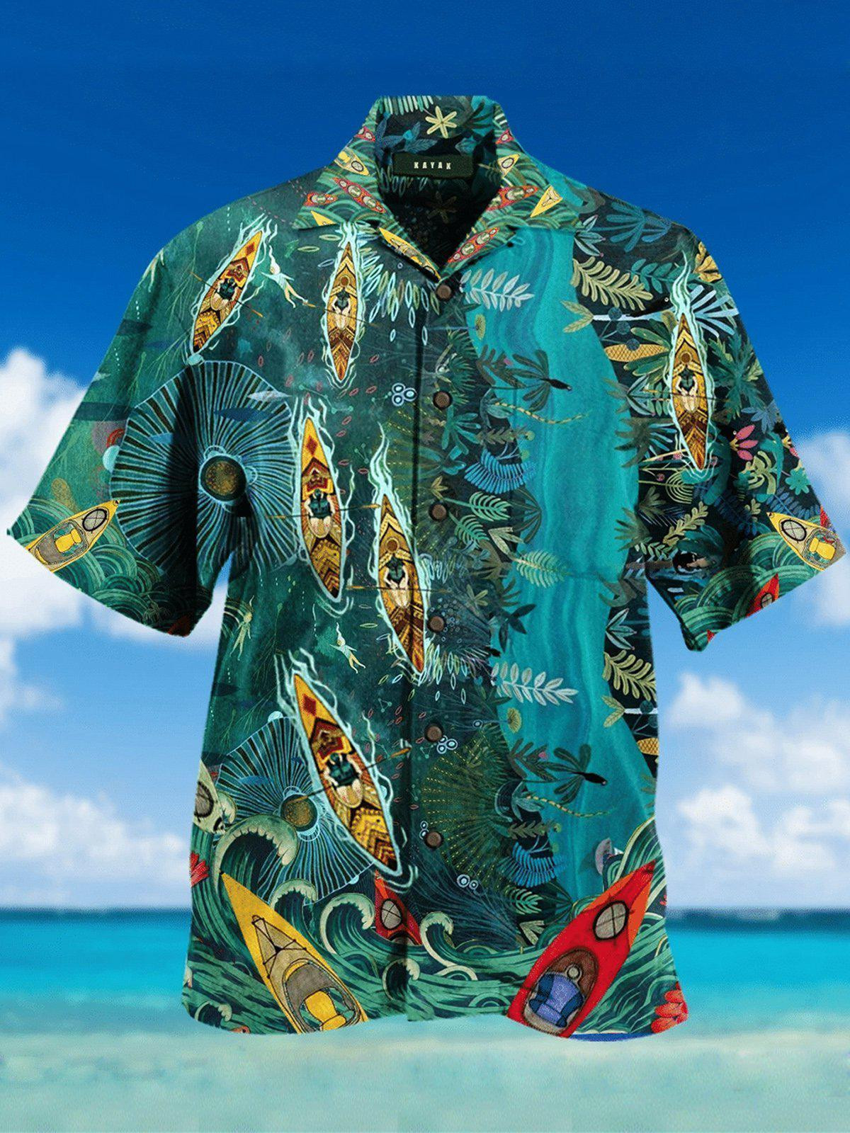 Kayak Hawaiian Shirt