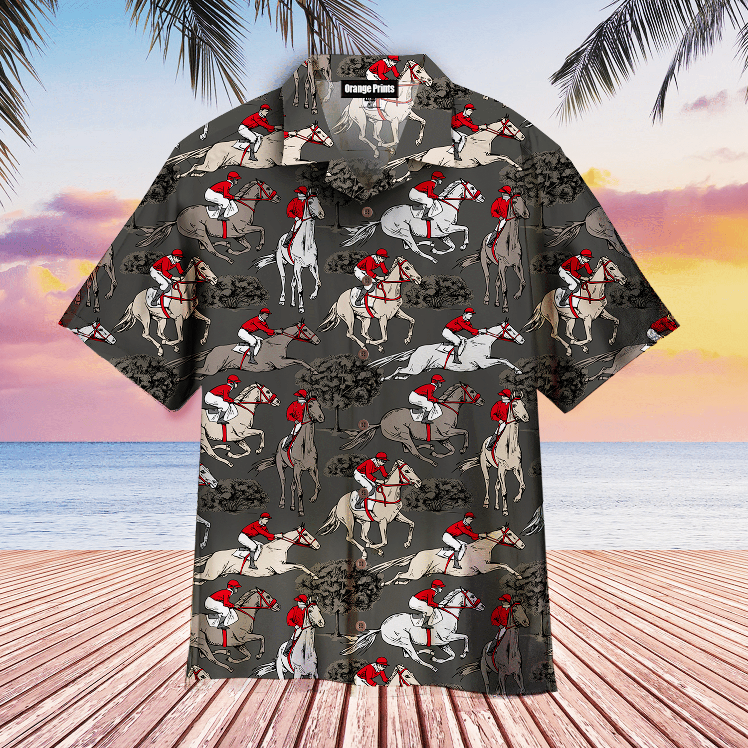 Kentucky Derby Horse Racing Hawaiian Shirt