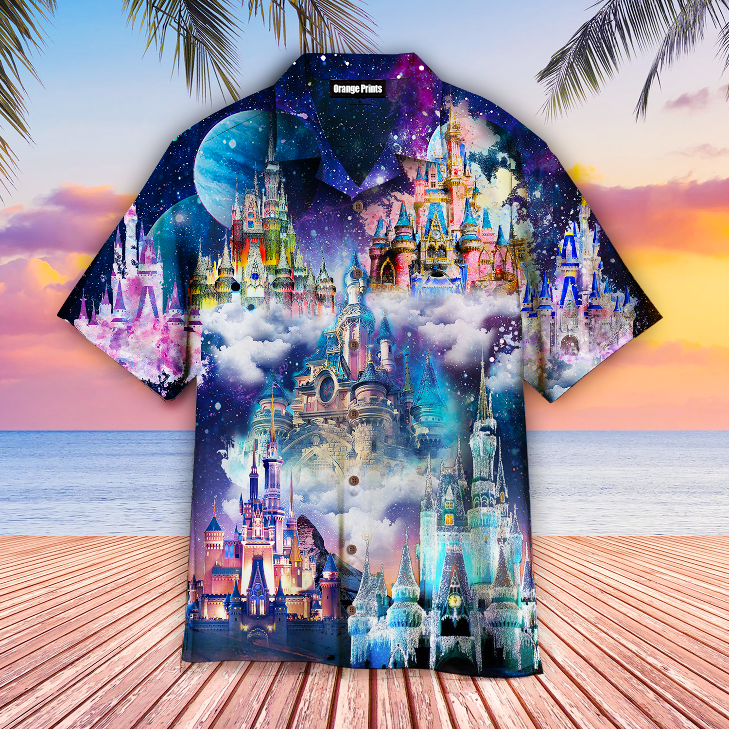 Kingdom Purple Hawaiian Shirt