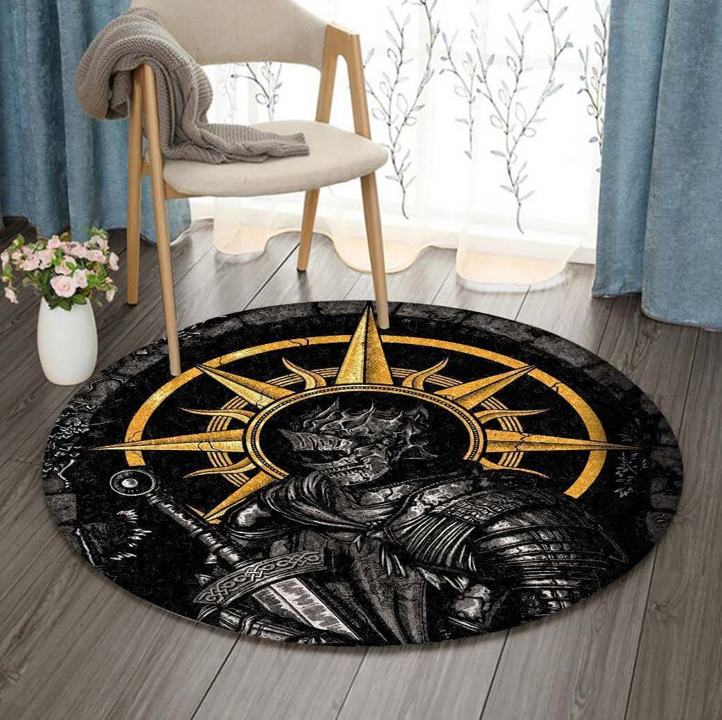 Knight Round Rug Carpet Bedroom Livingroom Home Decor