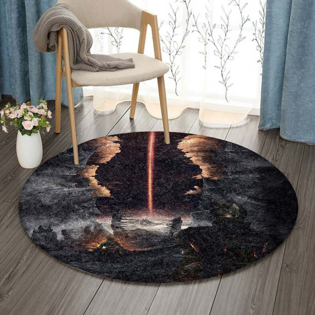 Knight Round Rug Carpet Bedroom Livingroom Home Decor