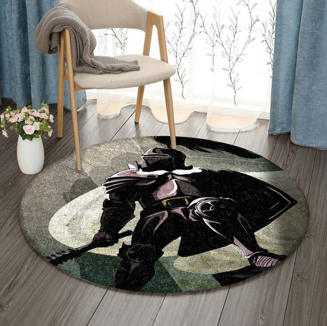 Knight Round Rug Carpet Bedroom Livingroom Home Decor