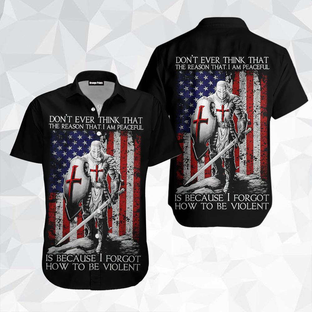 Knight Templar Hawaiian Shirt