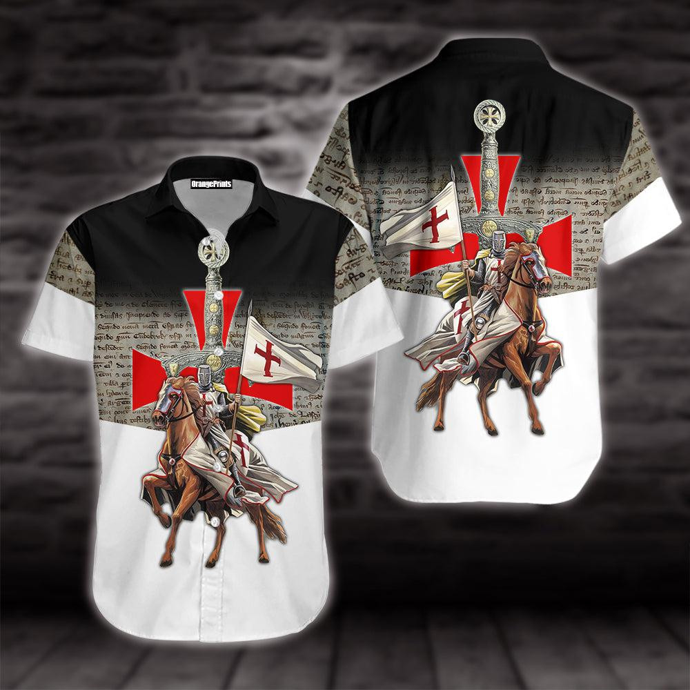 Knight Templar Hawaiian Shirt