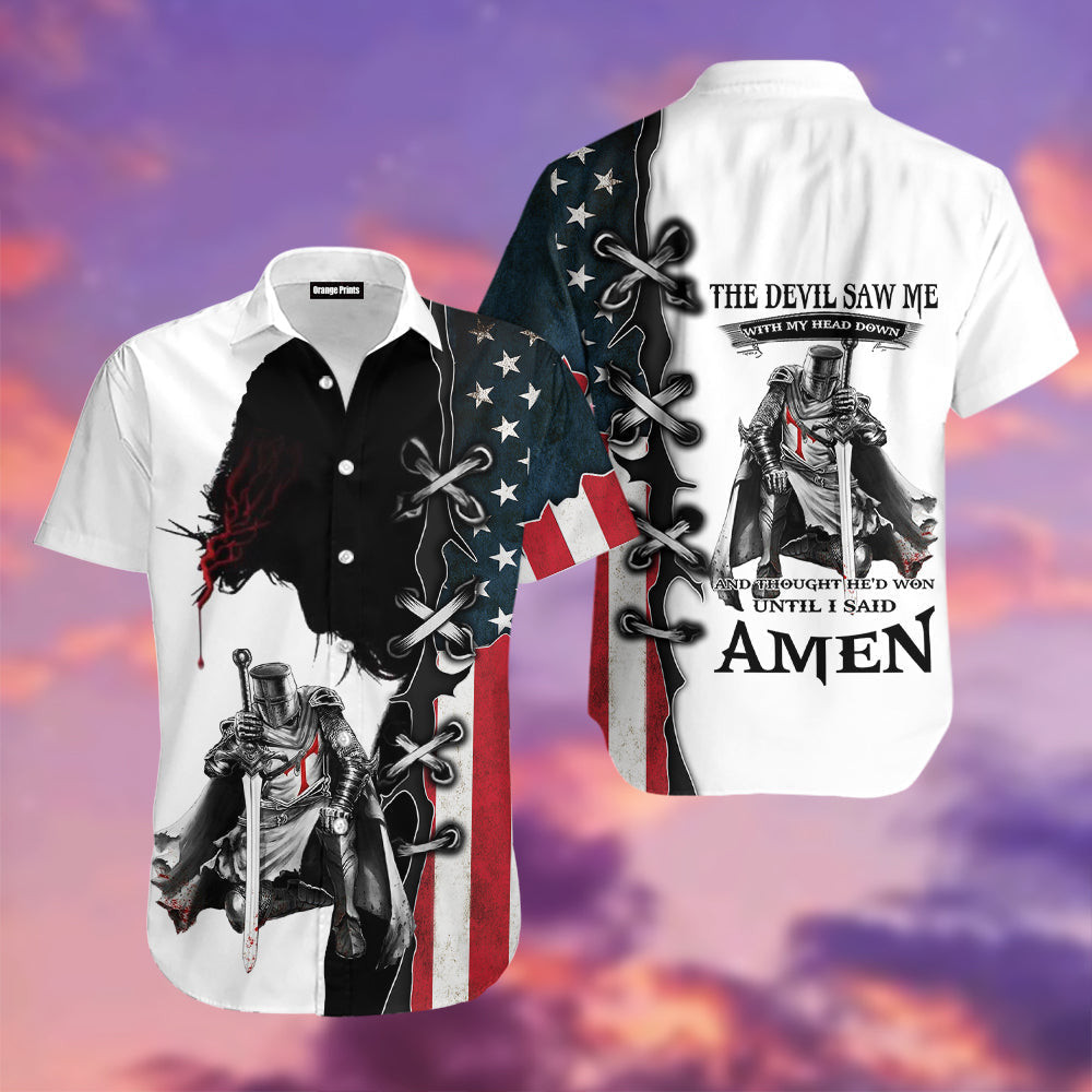 Knight Templar Hawaiian Shirt