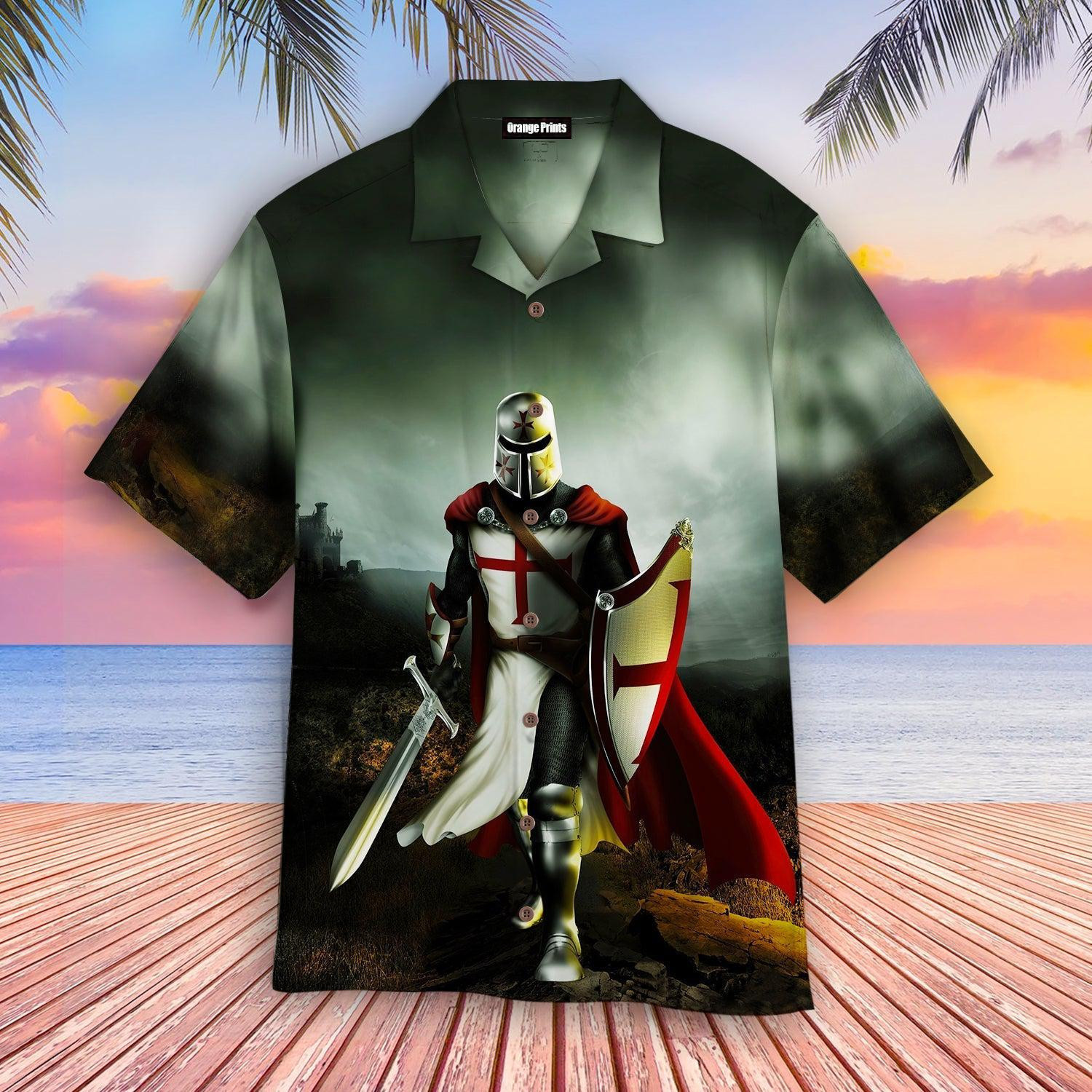 Knights Templar Hawaiian Shirt