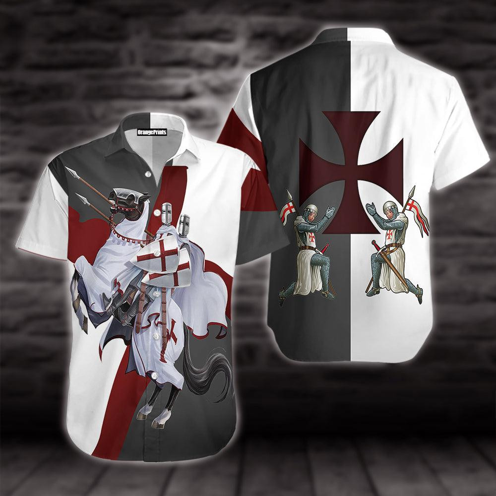 Knights Templar Hawaiian Shirt