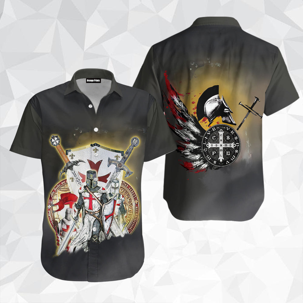 Knights Templar Hawaiian Shirt