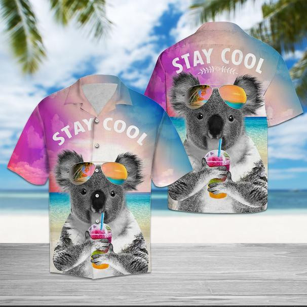 Koala Stay Cool Hawaiian Shirt