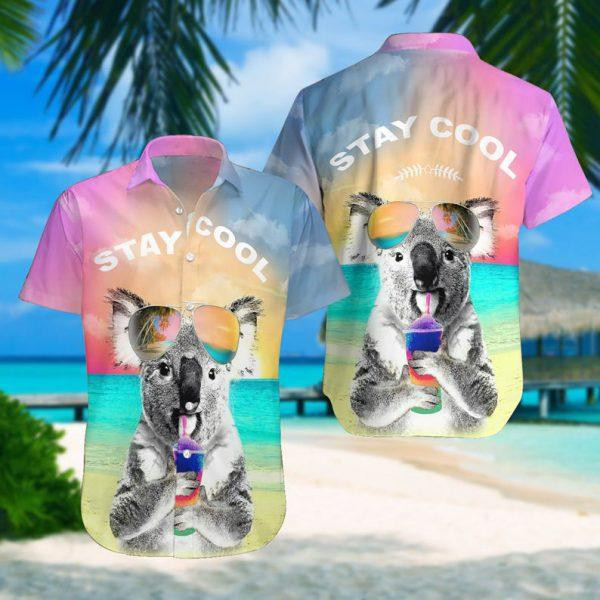 Koala Stay Cool Hawaiian Shirt
