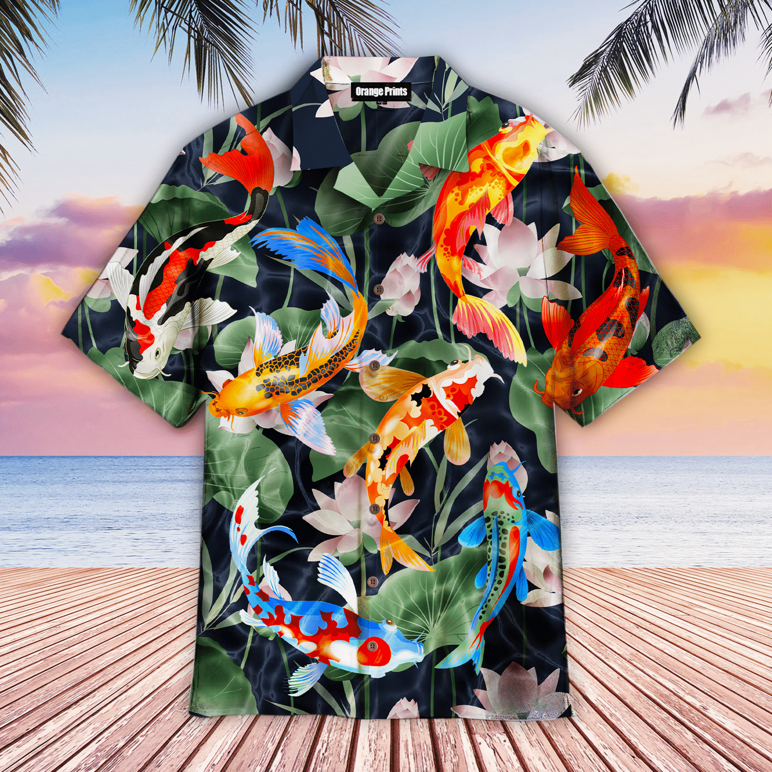 Koi Fish Hawaiian Shirt